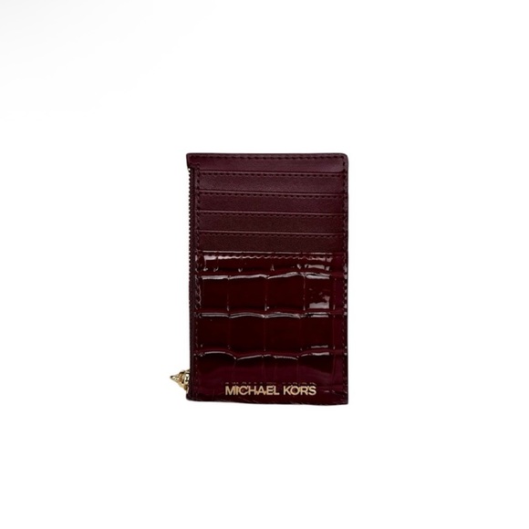 Michael Kors Accessories - Michael Kors Burgundy Card Holder